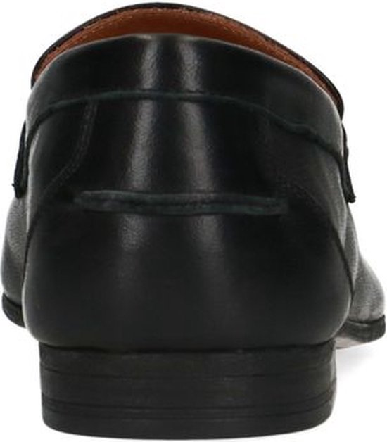 Manfield - Femme - Mocassins en cuir noir - Taille 40