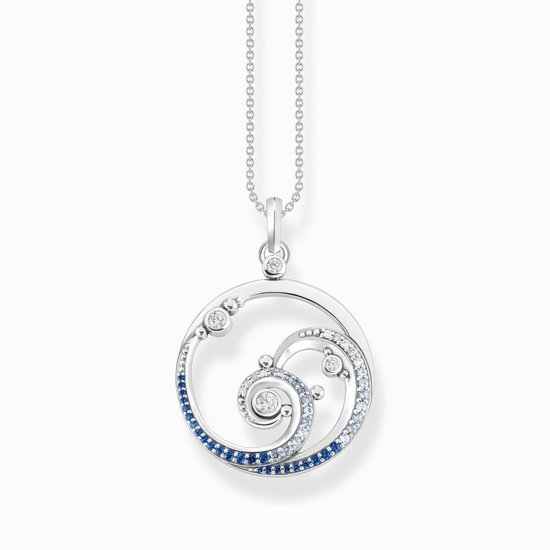 Thomas Sabo Dames-Ketting 925 Zilver Spinell One Size 88480961