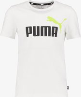 Puma ESS+ Col 2 Logo kinder T-shirt wit - Maat 176