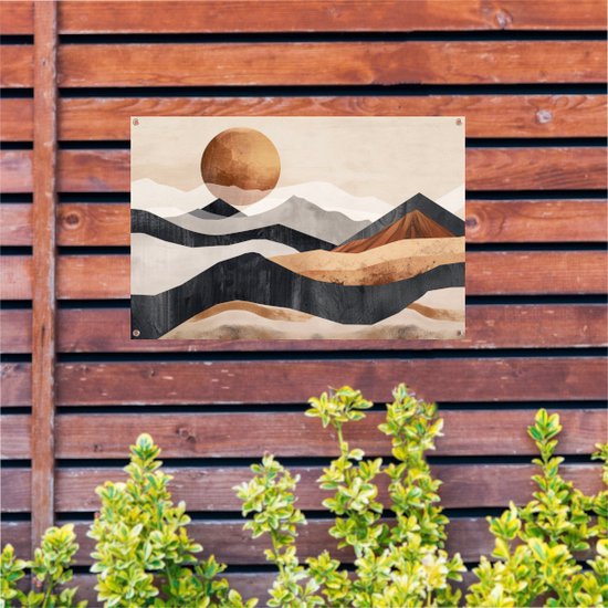 Affiche Berg - Affiches Art Deco - Posters de jardin Salon - Jardin - Accessoires de Jardin - Décoration de jardin décoration murale affiche de jardin 90x60 cm