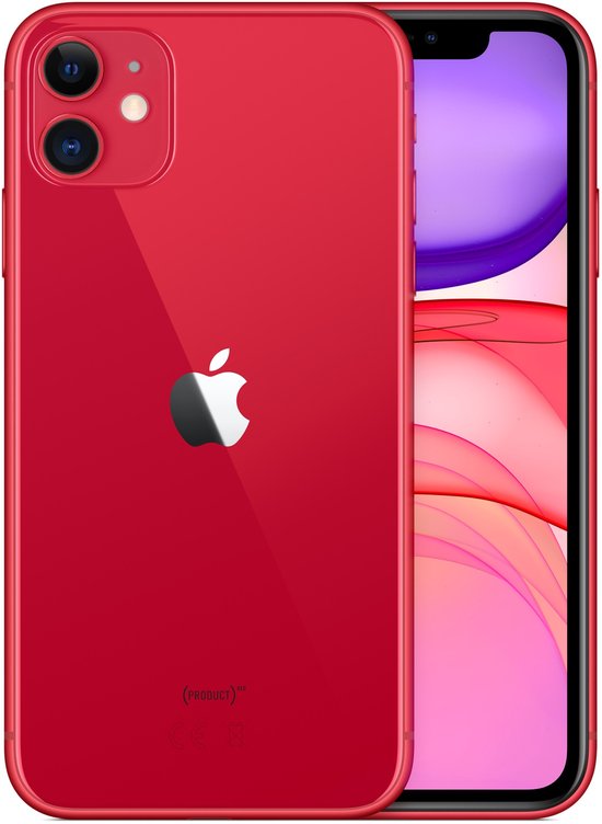 Apple iPhone 11 - 64GB - Dual camera - Rood | bol