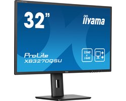 iiyama ProLite XB3270QSU-B1 - 32 inch - QHD - IPS - USB-Hub (3x) - Verstelbaar