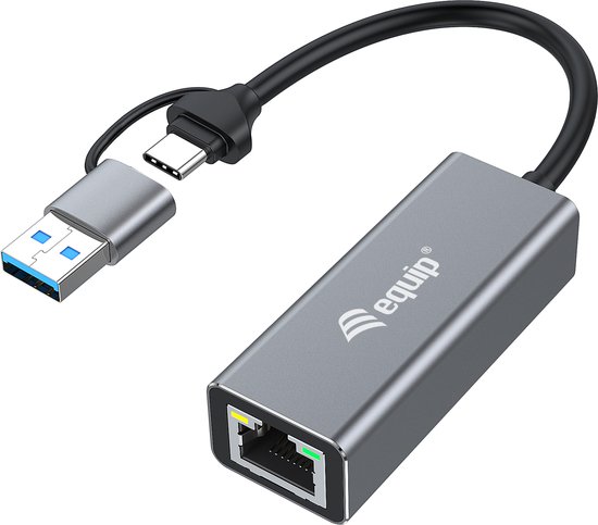 Foto: Equip usb c naar 25 gigabit ethernet netwerk usb ca adapter