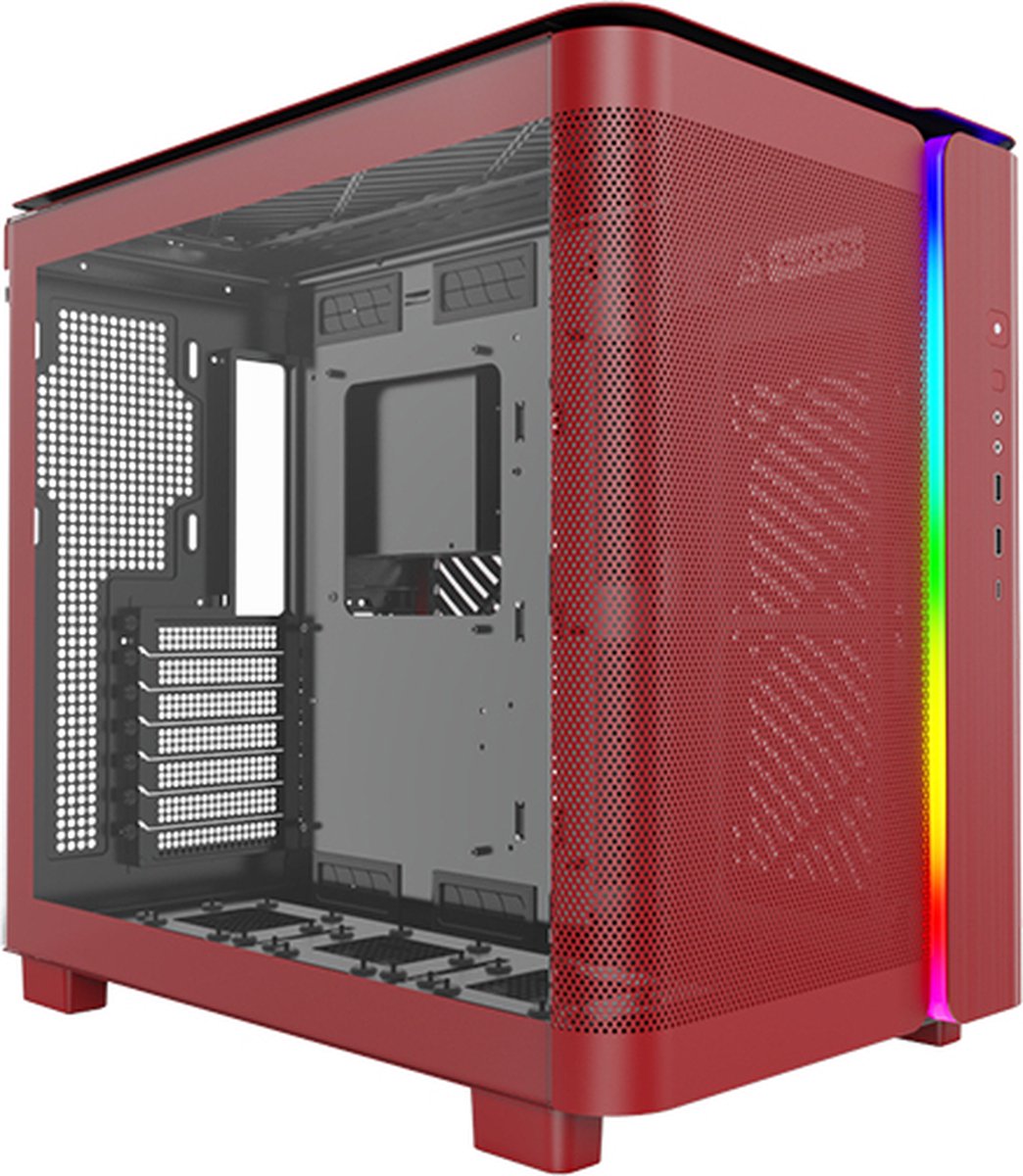 Montech King 95 Rood - Midtowermodel - Atx - Rood behuizing - afbeelding 8
