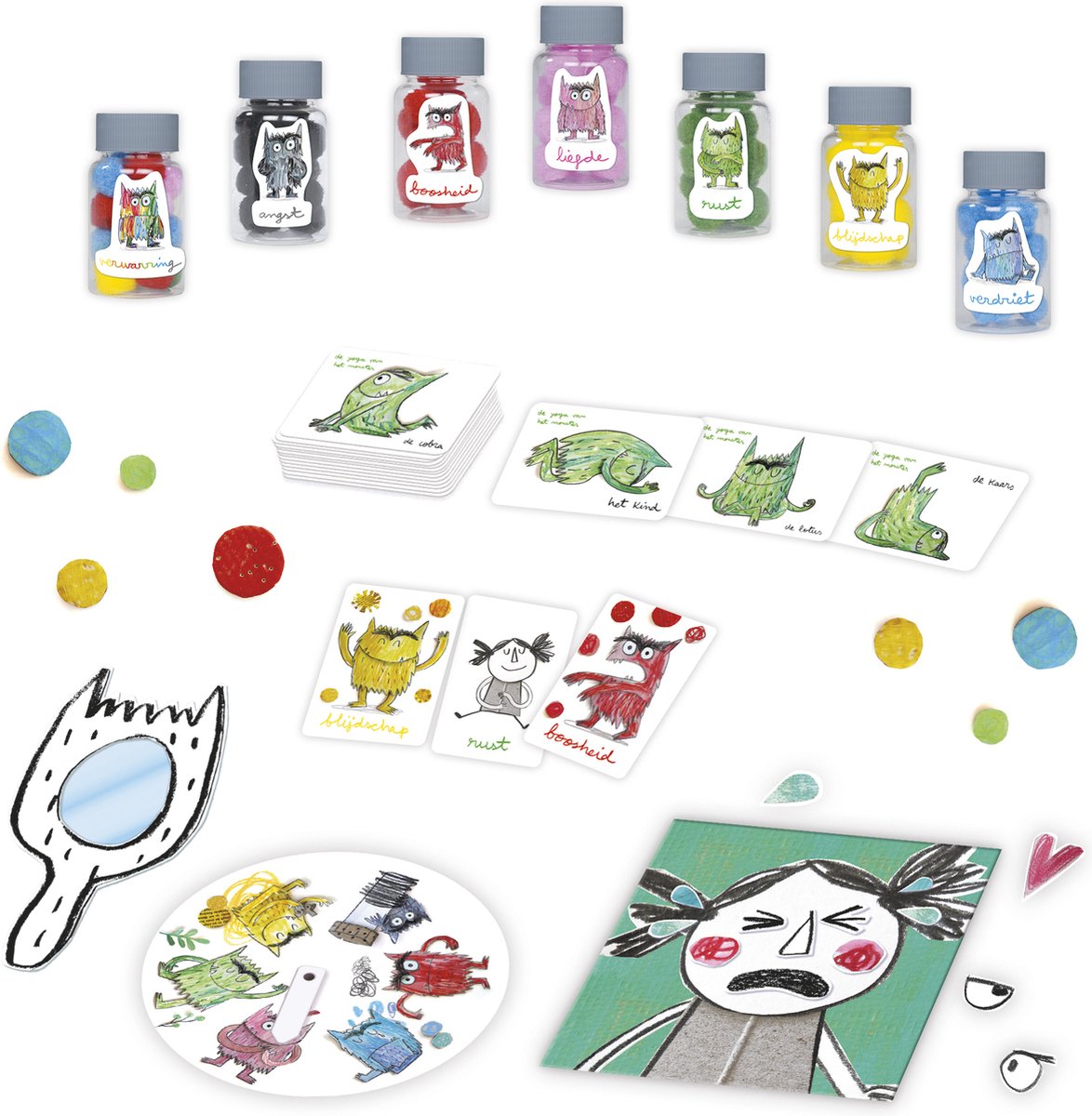 Jumbo - Ik leer Ontdekken Emoties - Kleurenmonster - Color Monster - Emoties - Vanaf 3 jaar — afbeelding 7