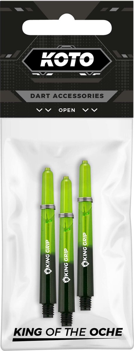 KOTO King Grip Colors Green Black - Dart Shafts van KOTO — afbeelding 2