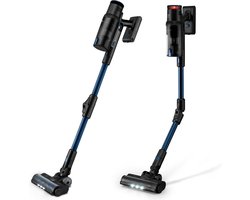 Ufesa Inspire U7 Digital PRO 2-in-1-steelstofzuiger Batterij/Accu Droog Zakloos 0,6 l 500 W Zwart, Blauw 2 Ah
