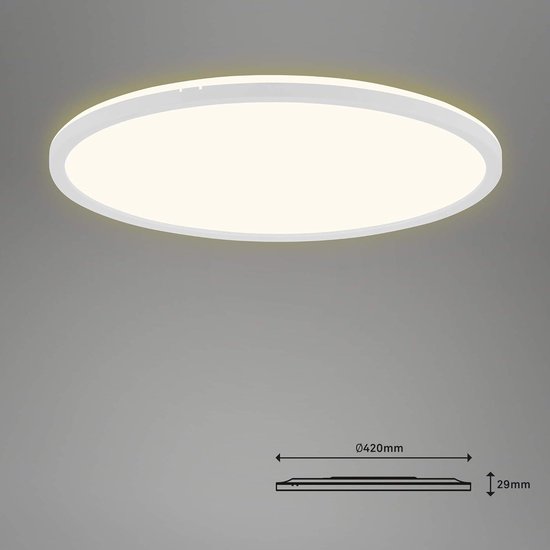 BRILONER Leuchten LED paneel, plafondlamp dimbaar, plafondlamp, RGB