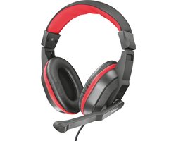 Headphones with Microphone Trust 21953 Red Black