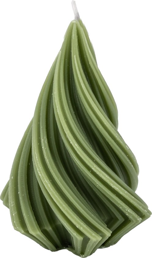 AccueilLié par KY | Bougie de soja twist pin vert | 7,5x7,5x11cm | bougie pin torsion
