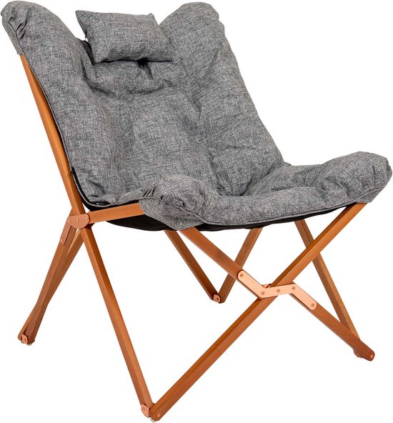 Bo-Camp - Urban Outdoor - Relaxstoel - Bloomsbury Comfort - Grijs