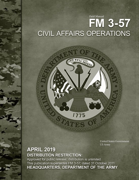 Field Manual FM 3-57 Civil Affairs Operations April 2019 - cover