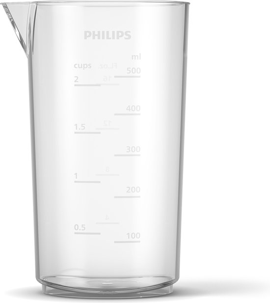 Philips Staafmixer 3-in-1 HR2683/00 - Incl Hakmolen, Maatbeker en Garde/Klopper - 1200 Watt – Regelbare Snelheid - RVS - Zwart