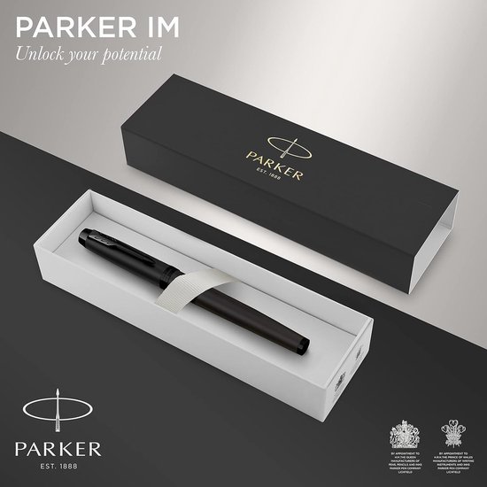Parker®Urban TWIST Balpen Gedempt Zwart G.C. met gravering premium pen geschenkdoos blauwe inkt gepersonaliseerd cadeau verjaardag - België