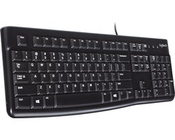 Logitech K120 - Bedraad Toetsenbord - QWERTY ISO - Zwart
