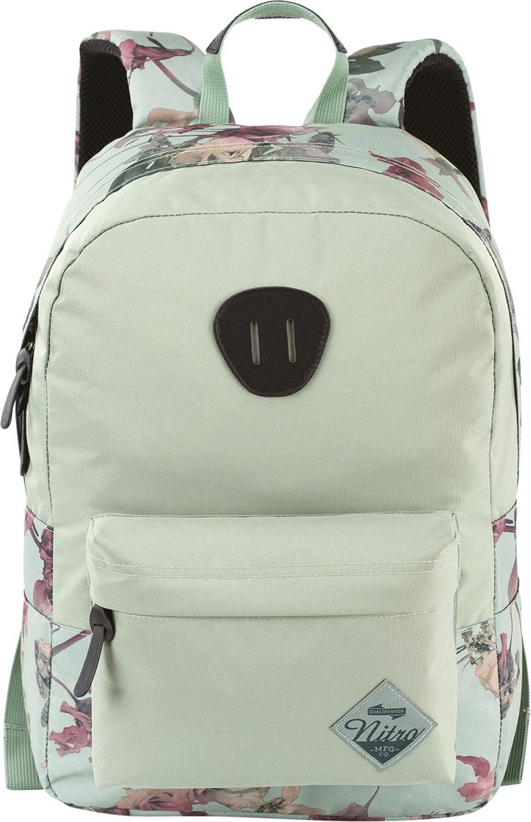 NITRO Vrije tijd rugzak Rugzak met laptopvak Urban Collection Urban Classic Backpack 20L Dead Flower Groene