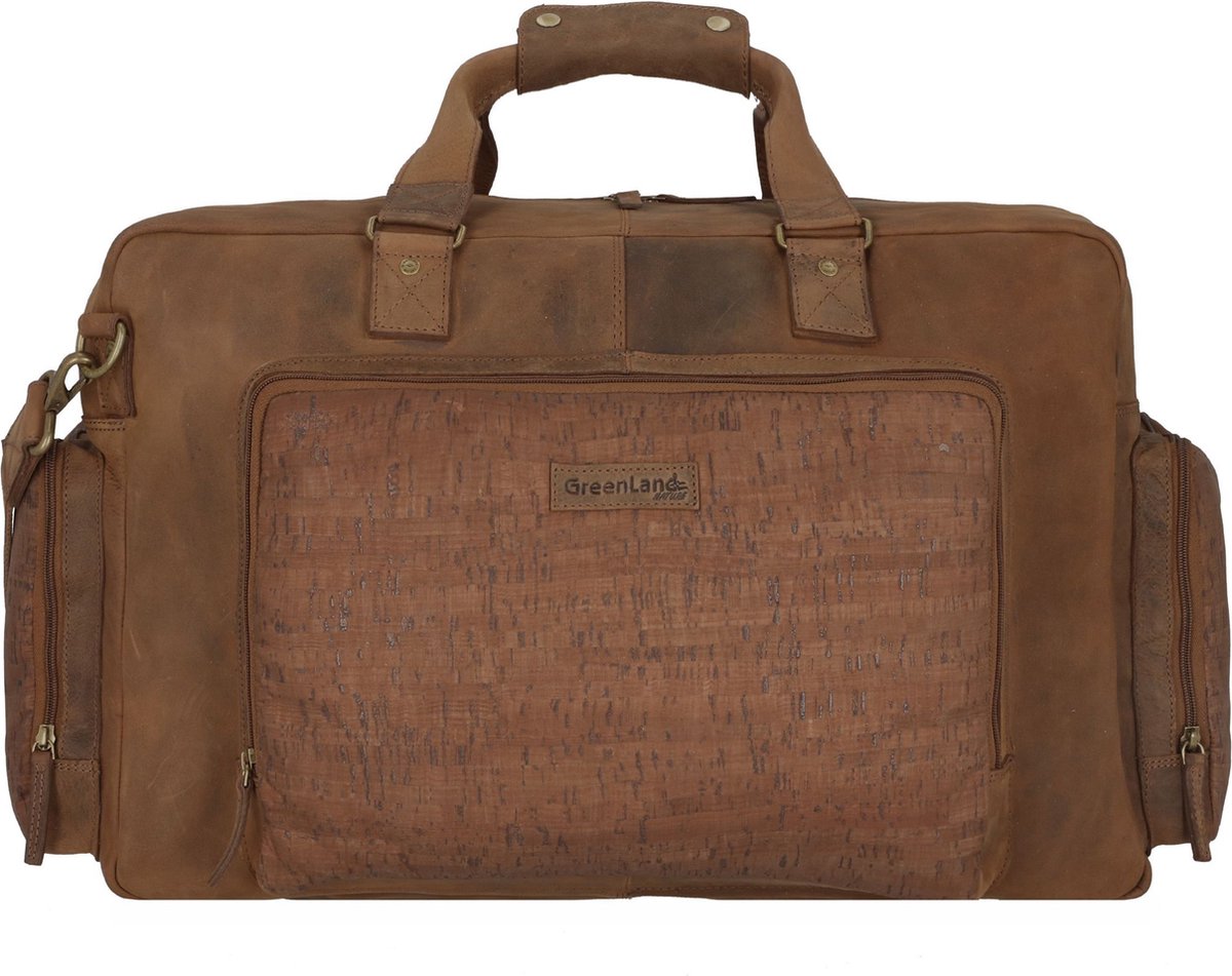 Greenland Nature Nature Weekender Reistas Leer 50 cm Laptopcompartiment - cork