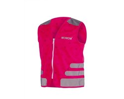 WOWOW Design Fluo hesje kind - Nuty jacket pink S