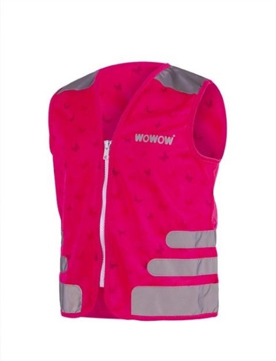 WOWOW Design Fluo hesje kind - Nuty jacket pink S