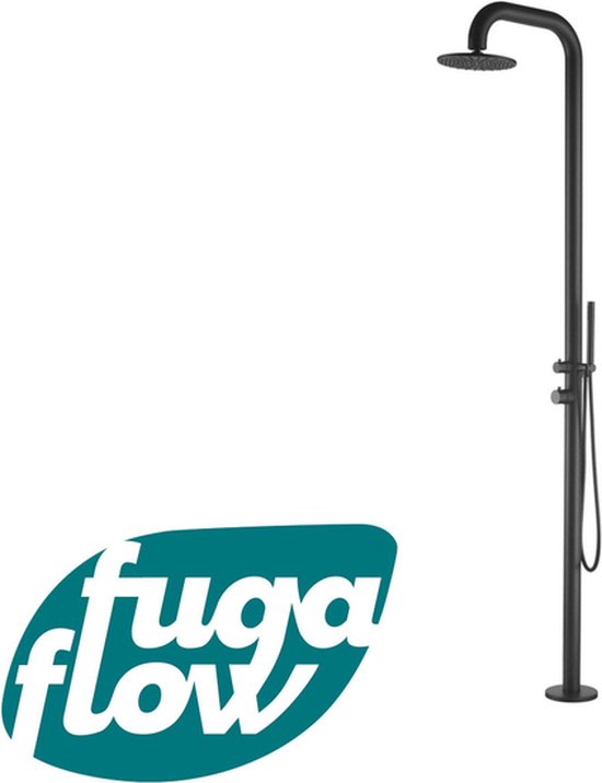 Foto: Fugaflow cercal buitendouche tuindouche regendouche rvs 316 mat zwart