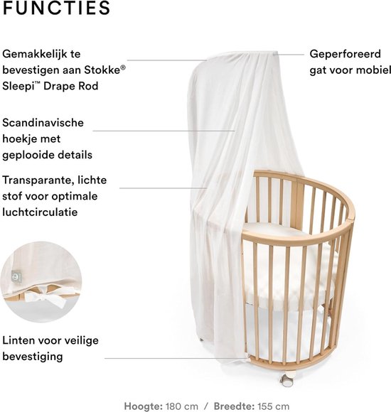 Stokke Sleepi mini V3 wit - WIT