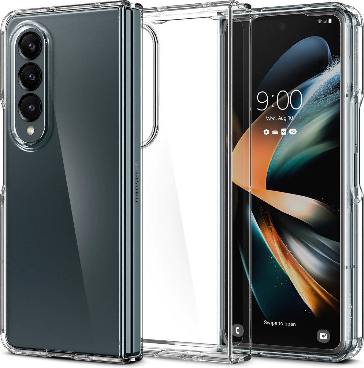 Spigen - Ultra Hybrid - Samsung Galaxy Z Fold4 - Crystal Clear