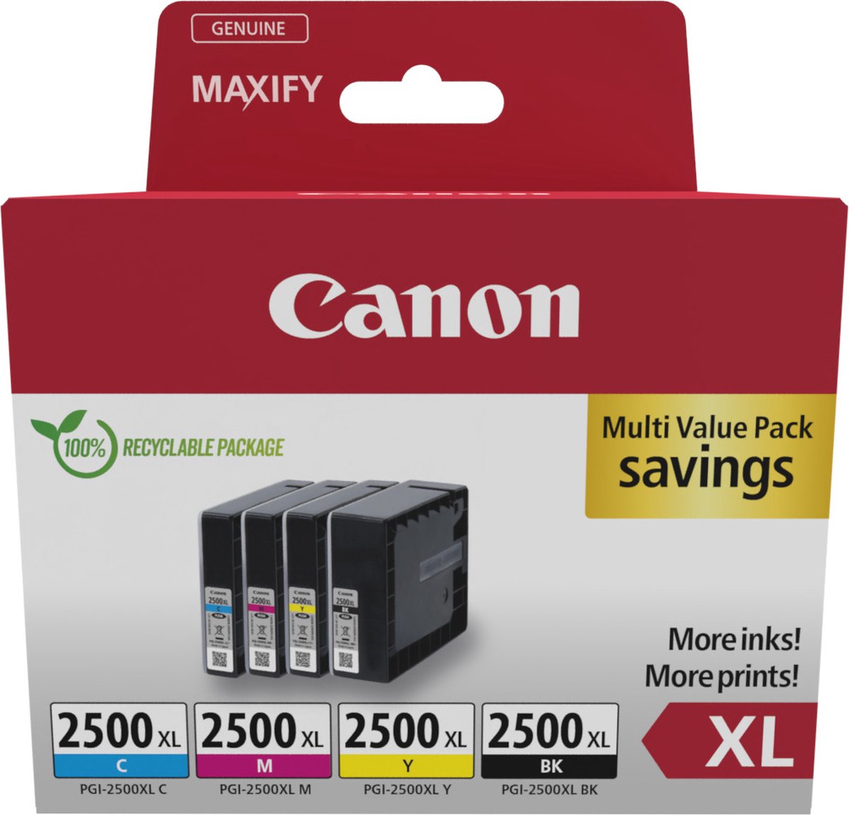 Originele inkt cartridge Canon PGI-2500 XL Multicolour
