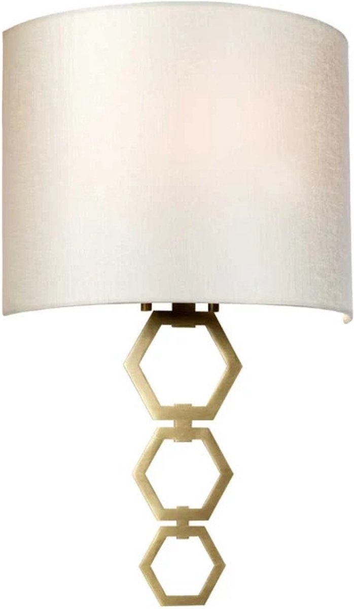 Elstead Lighting LED Wandlamp Clark | 1X E27 Max 60W | Aged Brass