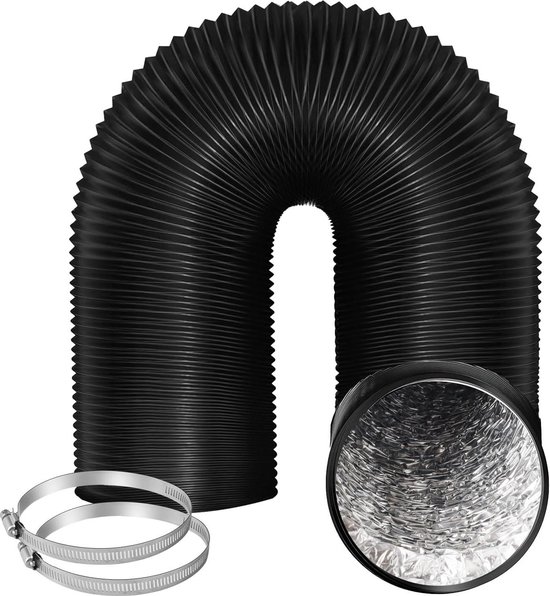 Aluminium folieslang, 80/100/110/120/150/160/170/180/200 mm