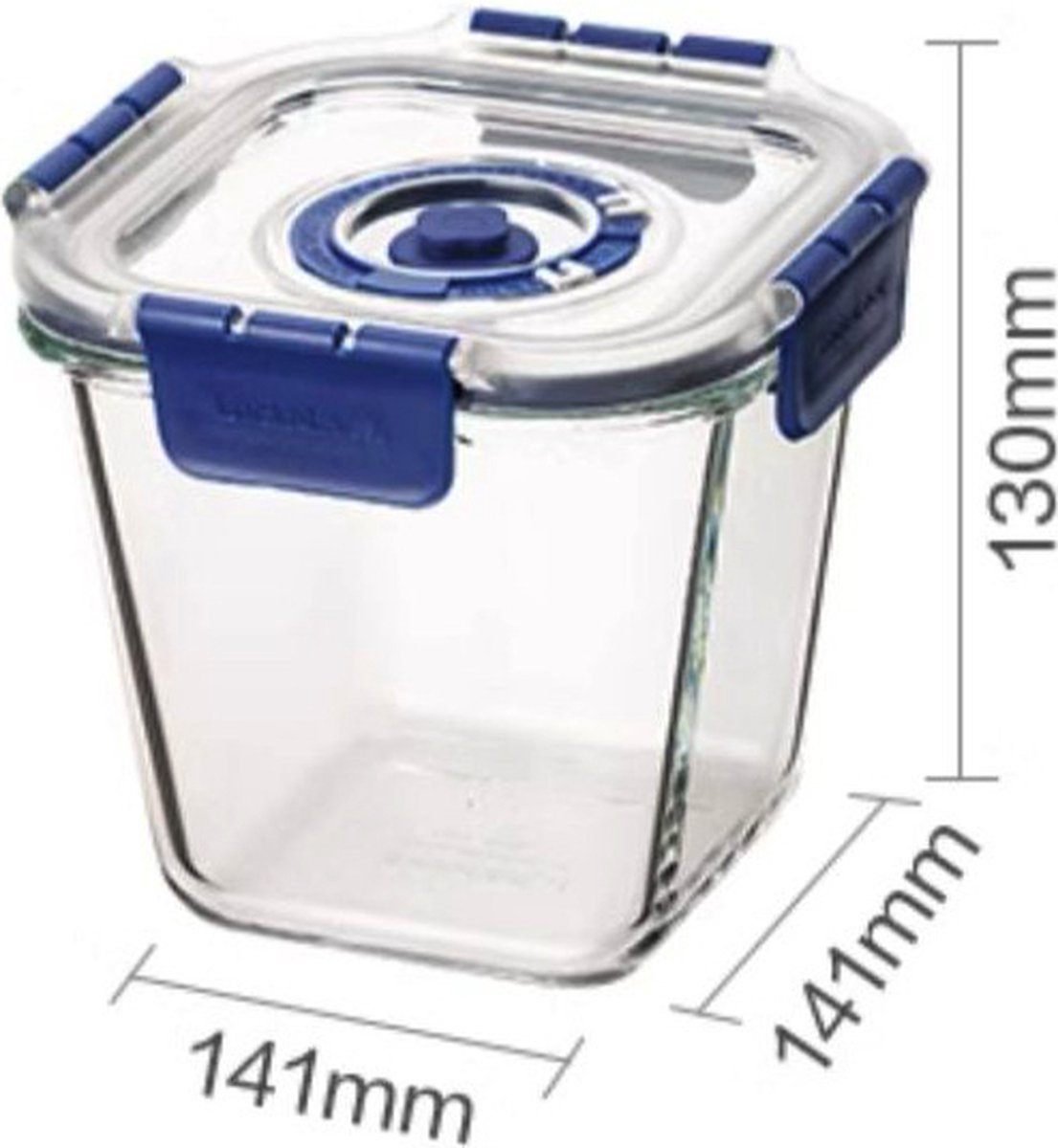 Goedkoopste Vacuüm Vershoudbakje 950ml Glas - Vacumeermachine