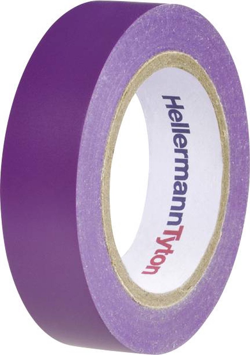 HT Isolatie Tape - 15mm breed - 10 meter - Paars