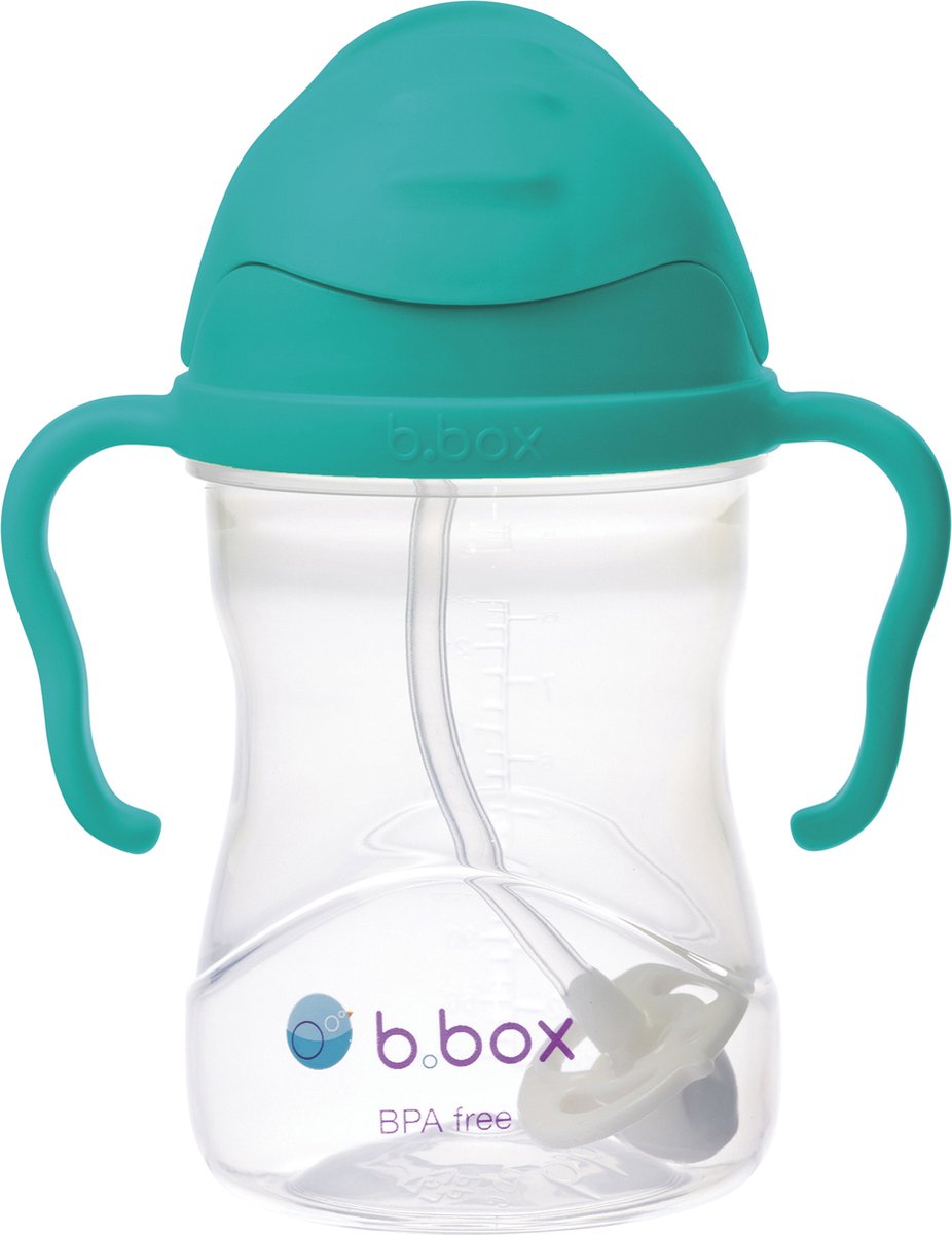 Goedkoopste b.box Drinkbeker | Drink Vanuit Elke Hoek | Klapdeksel, Verzwaard Rietje, Lekvrij en Eenvoudige Grip | BPA-vrij, Vaatwasserbestendig | Vanaf 6 Maanden | 240 ml/8