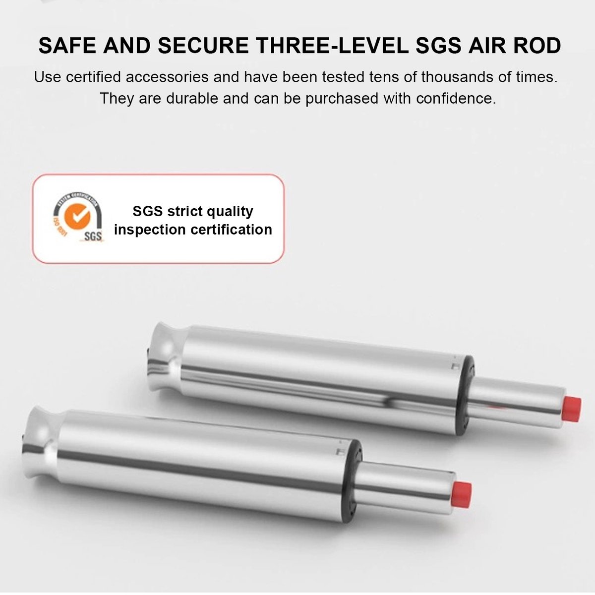 Ikido Trading Bureaustoel 360° Draaibaar Zwart - afbeelding 2