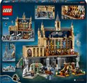 LEGO Harry Potter Poudlard Château La Grande Salle 76435, boîte avec bâtiment détaillé, figurines et géant.