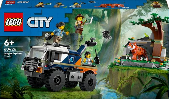 Foto: Lego city jungleonderzoekers offroad truck 60426