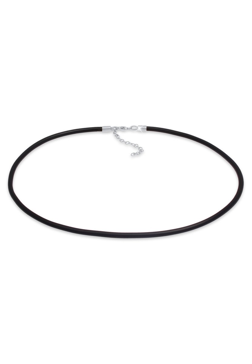 Nenalina - Halsketting - Kautschuk-Kette Basic Kombinierbar 925 Silber - Dames