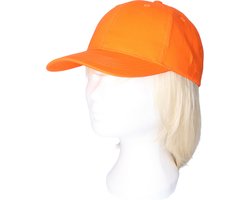 6 panel baseball cap / pet - Zwart 6 panel baseball cap / pet - Zwart
