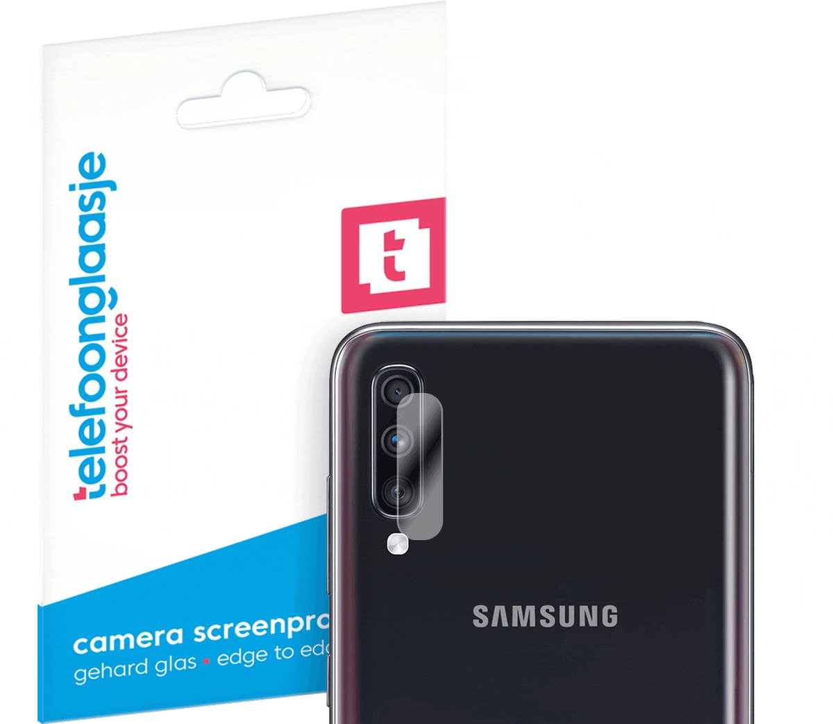 Samsung Galaxy A70 camera lens screenprotector gehard glas