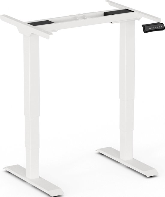 Worktrainer - Bureau assis-debout - StudyDesk Pro Small - Électrique - Écran mémoire - Cadre uniquement - Wit