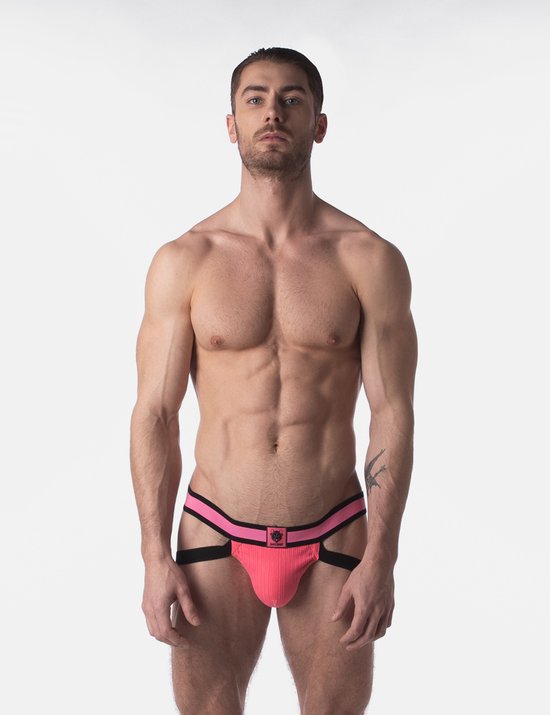 Barcode Berlin Jockstrap Yeni Neonpink - MAAT L - Heren Ondergoed - Jockstrap voor Man - Mannen Jock