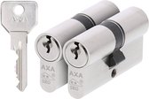 AXA Security Dubbele Veiligheidscilinder - 30/30 mm - SKG** - 2 stuks - incl. 6 sleutels