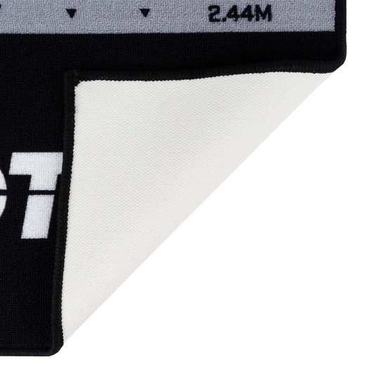 Tapis De Checkout Noir KOTO 237 X 80 Cm - Avec Marqueurs De Score Et Surface Antidérapante