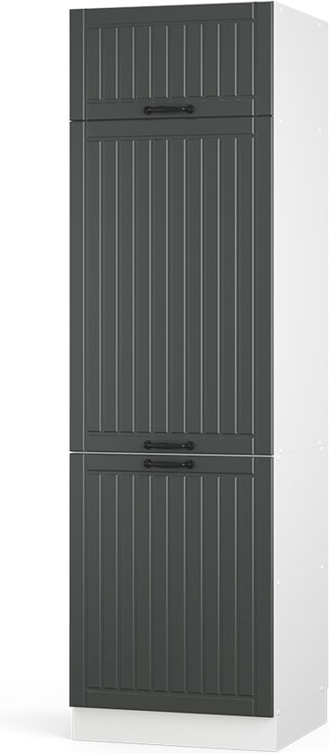 Vicco Kühlumbauschrank R-Line, 60 cm, Goldkraft