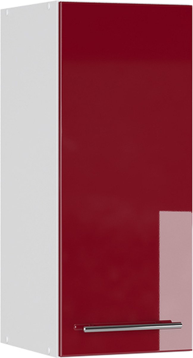 Vicco Fame-Line Hangkast – 30 cm Bordeauxrode hoogglans Bordeauxrode hoogglans/Wit
