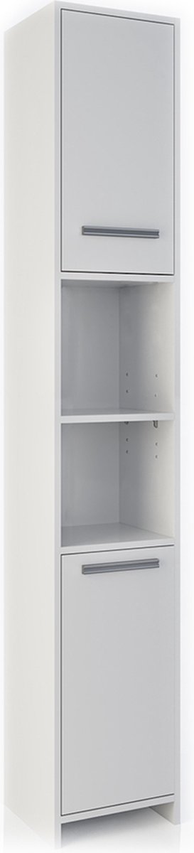 Vicco Kiko Badkamerkast – 30 x 195 cm Wit