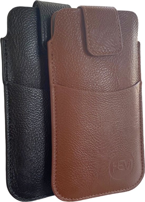 HEM Samsung Galaxy S22 Plus Insert case Zwart avec passant ceinture et compartiment de rangement