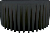 Combiskirting Boxpleat 250% - Ø152cm - Zwart