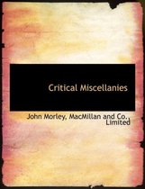 Critical Miscellanies