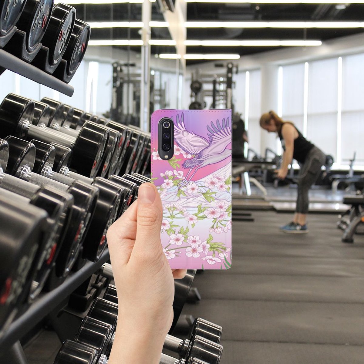 Xiaomi Mi 9 Hoesje maken Bird Flying