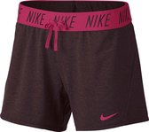 Nike NK Dry Short WMNS - Shorts  - rood donker - L